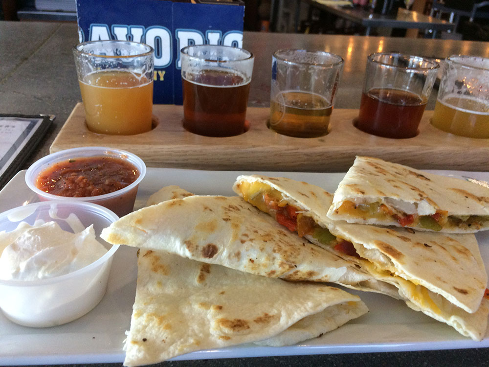 RioBravo quesadilla and Beer Tasting